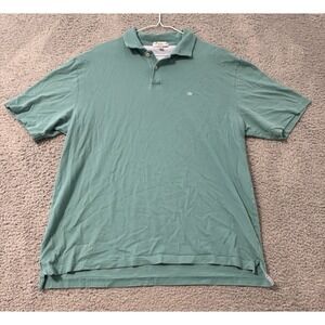PETER MILLAR CROWN FINISH SHORT SLEEVE POLO SHIRT GREEN MENS‎ LARGE